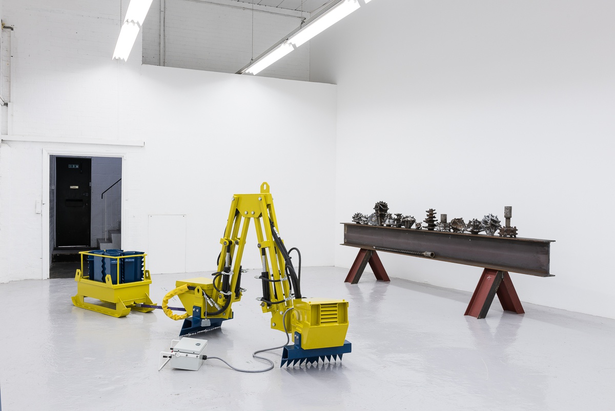James Capper, installation shot, Hannah Barry Gallery, London, 2016.